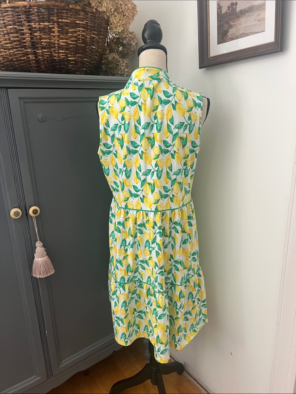 Duffield Lane THE ROBIN DRESS IN LEMONADE - Picture 7 of 7